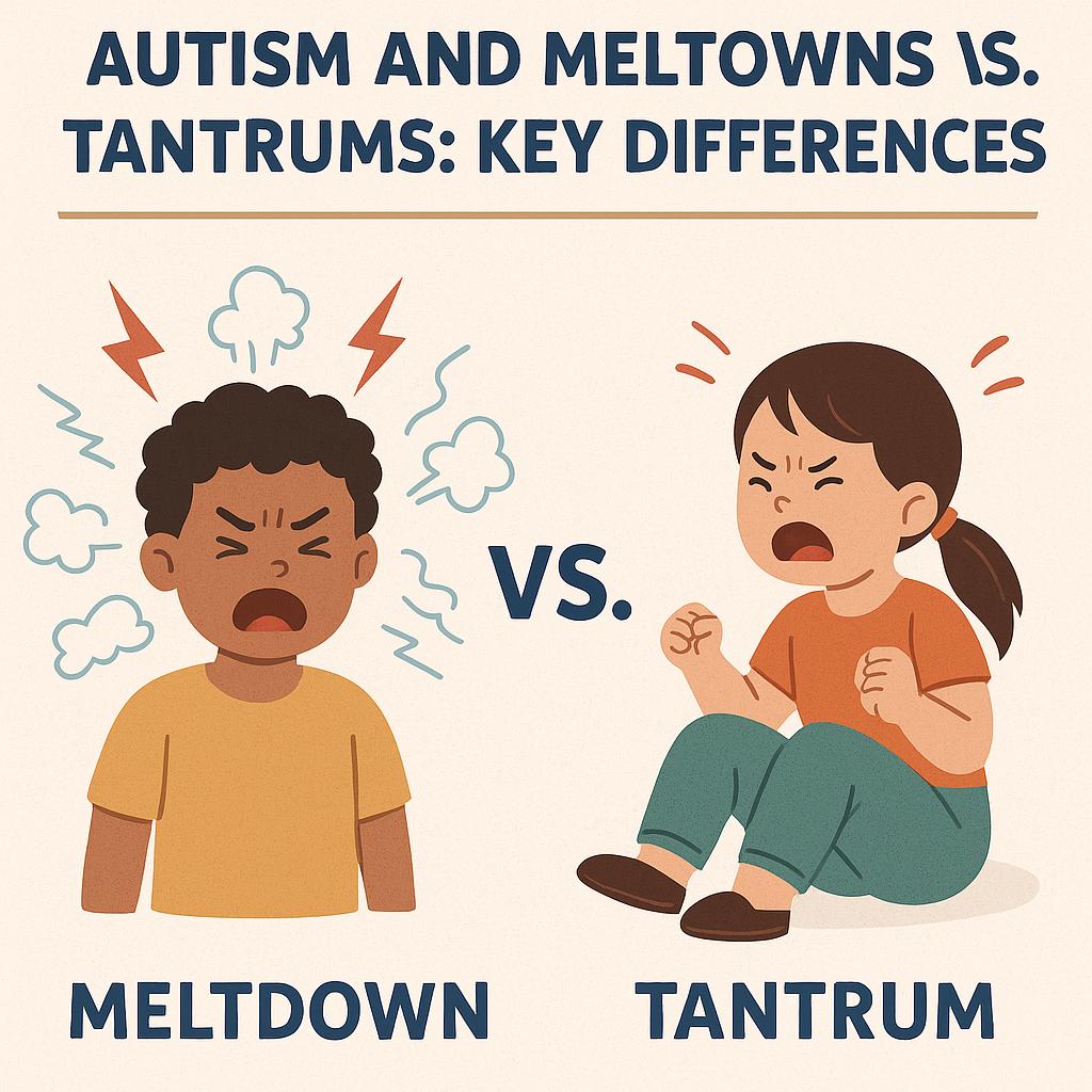 Autism and Meltdowns vs. Tantrums: Key Differences